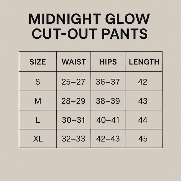 Midnight Glow Cut-Out Pants - Picture 7 of 7
